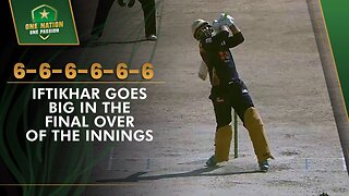 Iftikhar Ahmed Hits Six Sixes In The Final Over Of The Innings! 🔥| PCB |