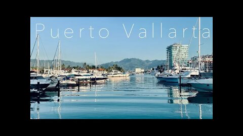 Mexico: Puerto Vallarta Marina Promenade Walk (4K) 🇲🇽