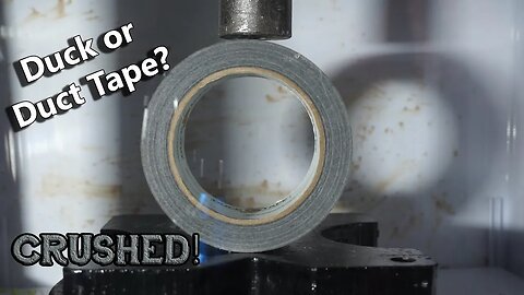 Duct Tape Challenge| Hydraulic Press Crush...or is it Duck Tape?
