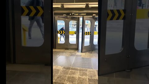 Saint Laurent Underground Metro #montrealmetro #viralvideo