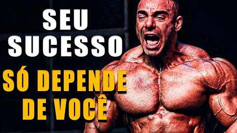 SEU SUCESSO SÓ DEPENDE DE VOCÊ | Incrível Motivação Bodybuilding