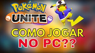 Lançamento POKEMON UNITE mobile, FUNCIONA no EMULADOR?