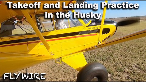 Takeoff and Landing Practice in the Husky