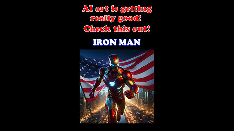 Digital AI art is getting shockingly good! Check this out! Part 15 - Iron Man.