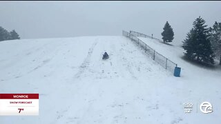 Snow Day Sledding