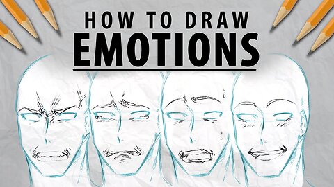 How to draw Emotions & Facial Expressions | Tutorial | DrawlikeaSir