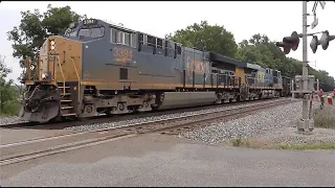 CSX B157 Loaded Coke Express Train from Sterling, Ohio July 15, 2023
