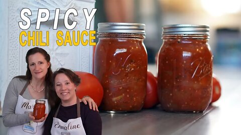 Spicy Chili Sauce Recipe and Canning Video