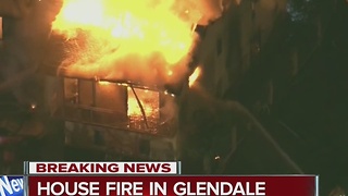 House fire in Glendale