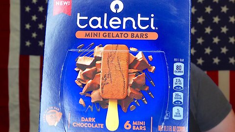 Talenti Dark Chocolate Mini Gelato Bar Review