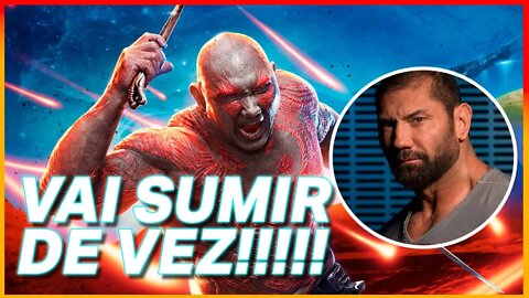 DEU RUIM David Bautista NÃO interpretará mais o DRAX!