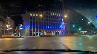 Driving through Winnipeg and looking at Christmas lights Nomad Outdoor Adventure & Travel Show