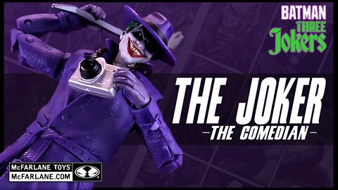 McFarlane Toys DC Multiverse 3 Jokers The Joker the Comedian Figure @The Review Spot