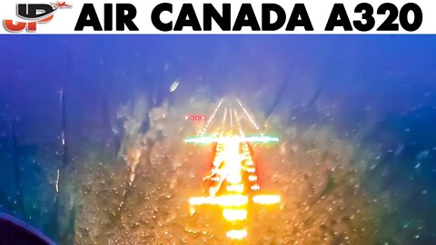 BAD WEATHER Landing in St John's | AIR CANADA🇨🇦 Airbus A319
