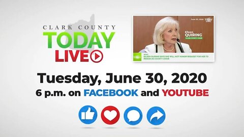 WATCH: Clark County TODAY LIVE • Tuesday, June 30, 2020