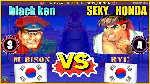 Street Fighter II': Champion Edition (black ken Vs. SEXY_HONDA) [South Korea Vs. South Korea]