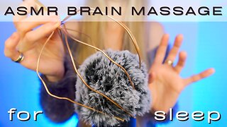 ASMR 💤 Seriously relaxing Brain Massage 🧠 Indian Head Massage - Fluffy Mic scratching - NO TALKING