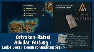 Ostrakon-Rätsel: Alkidas-Festung - Liebe unter einem schlechten Stern | AC Odyssey Guide