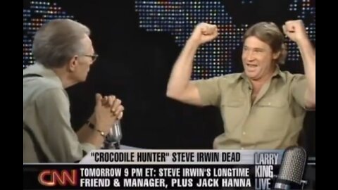 Larry King Live, Steve Irwin 2004 CNN