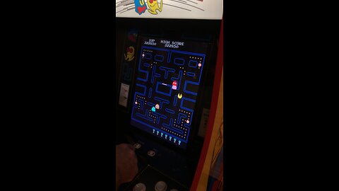 328,000 points in Pac-Man