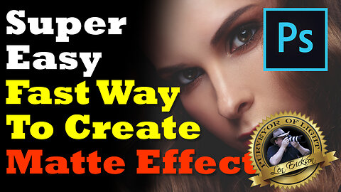 Super Easy Way to Create The Matte Effect in Photoshop