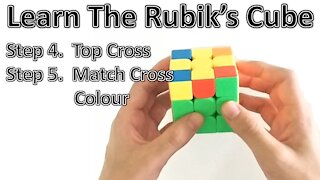 Learn How to Solve a Rubik's Cube - Step 4 & 5 (with Example Solve) (Beginner Tutorial)