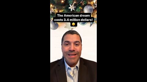 The American 🇺🇸 dream costs 3.4 million?