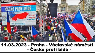 11.03.2023 - Praha - Václavské náměstí - Česko proti bídě 2.část