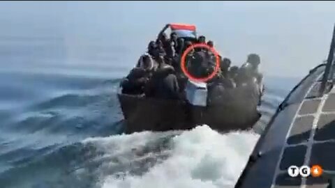 Poor 'Refugees' Throw Bricks At Boat & Brandish Machetes At Those Documenting Invasion - HaloRock