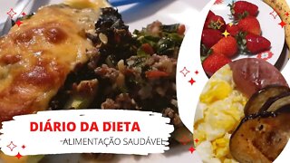 DIÁRIO DA DIETA #6 - ALIMENTAÇÃO SAUDÁVEL- RECEITA DE ABOBRINHA NO FORNO