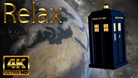 Dr. Who police box in orbit around earth simulation | Universe Sandbox OST BGM