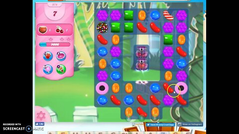 Candy Crush level 974 Audio Talkthrough, 1 Star 0 Boosters