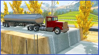 Cars vs Unfinished Road #341 – BeamNG Drive