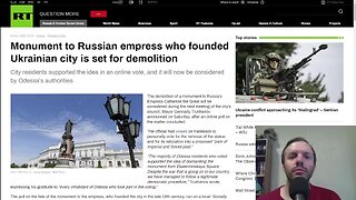 Monument to Russian empress who founded Ukrainian city is set for demolition
