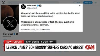 Elon Musk blames the COVID-19 vaccine for LeBron James' son's cardiac arrest