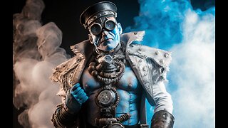 BATMAN DC as STEAMPUNK MADMAX / AI generated