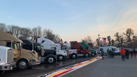 Trucker Convoy In Maryland
