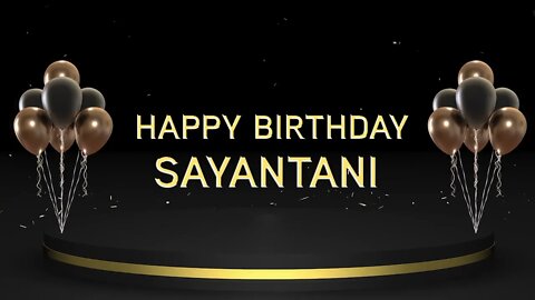 Wish you a very Happy Birthday Sayantani