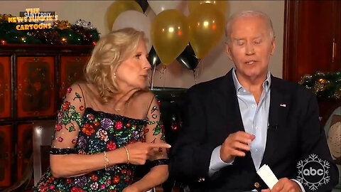 Joe: "I've been eating everything that's put in front of me! I've eaten pasta.. eaten a lot of chicken, chicken parmesan..." Dr. Jill: "And ice cream!" A TV host: "Enjoy 2 scoops of ice cream tonight!"