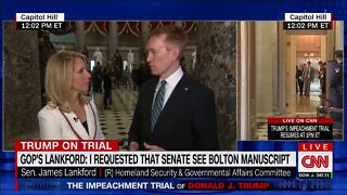 Senator Lankford joins CNN's Dana Bash to discuss his proposal to view John Bolton's Manuscript