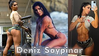 Deniz Saypinar, MODELO FITNESS com ABDÔMEN e GLÚTEOS PERFEITO! | Motivação Maromba
