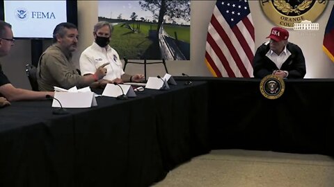 Sen. Cruz Joins President Trump and Gov. Abbott at a Roundtable on Hurricane Laura in Orange, Texas