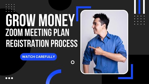 Grow Money Zoom Meeting Plan Registration Process | #Process