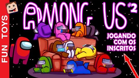 Among Us #2 - MAIS PARTIDAS do dia que jogamos com os INSCRITOS na LIVE! Será que me mataram? 😱