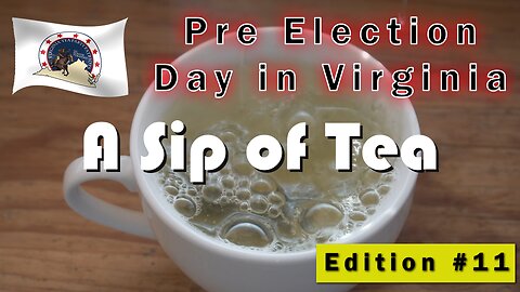 Sip of Tea Edition #11 - Pre-Election Review