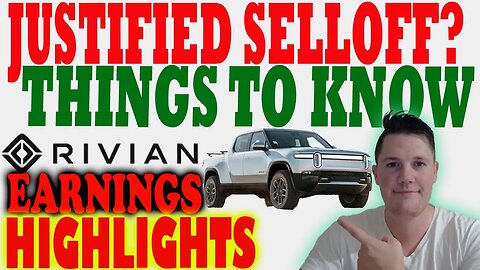 Justified Rivian Selloff ?! │ Rivian Q3 Earnings Highlights ⚠️ Rivian Investors MUST WATCH