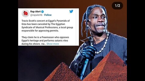 EGYPT BANS TRAVIS SCOTT FOR AFROCENTRISM? 😳😳