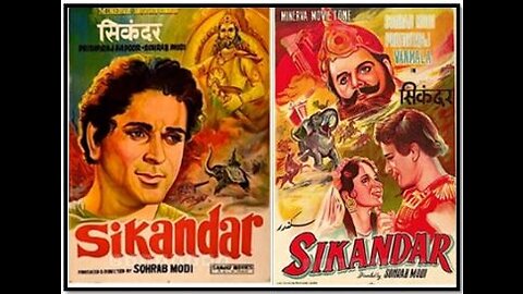 SIKANDER (1941)--In Hindi with English subtitles