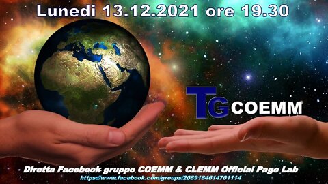 📢 2°APP.TO CON IL TGCOEMM LUNEDI 13.12.2021 ORE 19.30