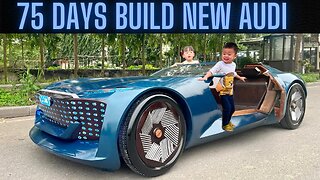 Builds Audi Skysphere for daughter with all the love of a father ( English sub )